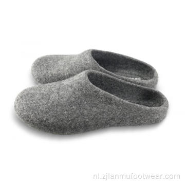 100% wollen vilt slippers unisex